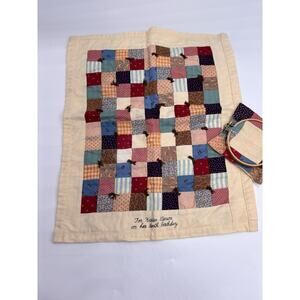 American Girl 1992 Pleasant Co Kirsten Birthday Friendship Quilt & Hoop M
